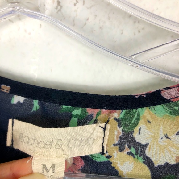 RACHAEL & CHLOE FLORAL OPEN FRONT KIMONO CARDIGAN - Picture 4 of 4